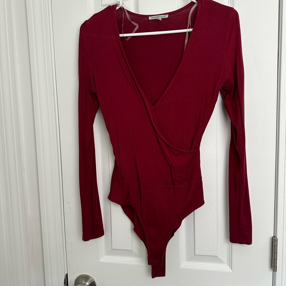 Red body suit